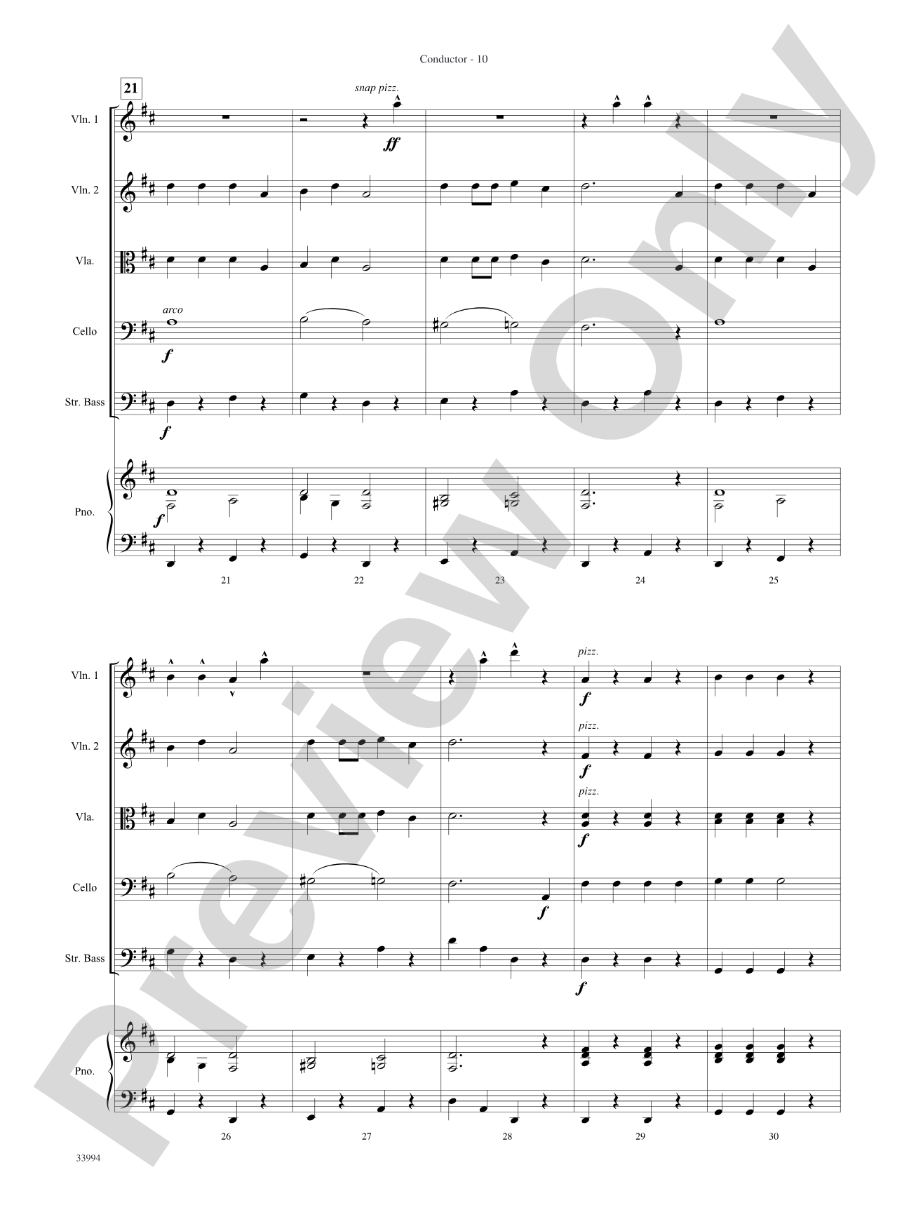 Classics for a Christmas Pops, Level 2: String Orchestra Conductor Score & Parts