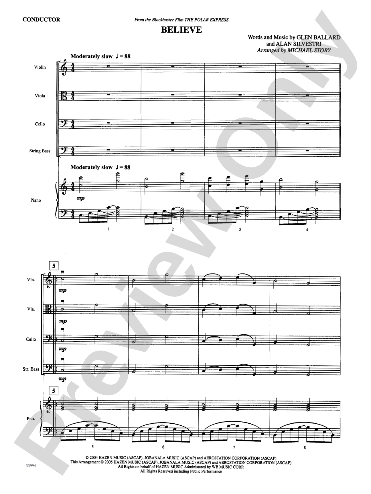 Classics for a Christmas Pops, Level 2: String Orchestra Conductor Score & Parts