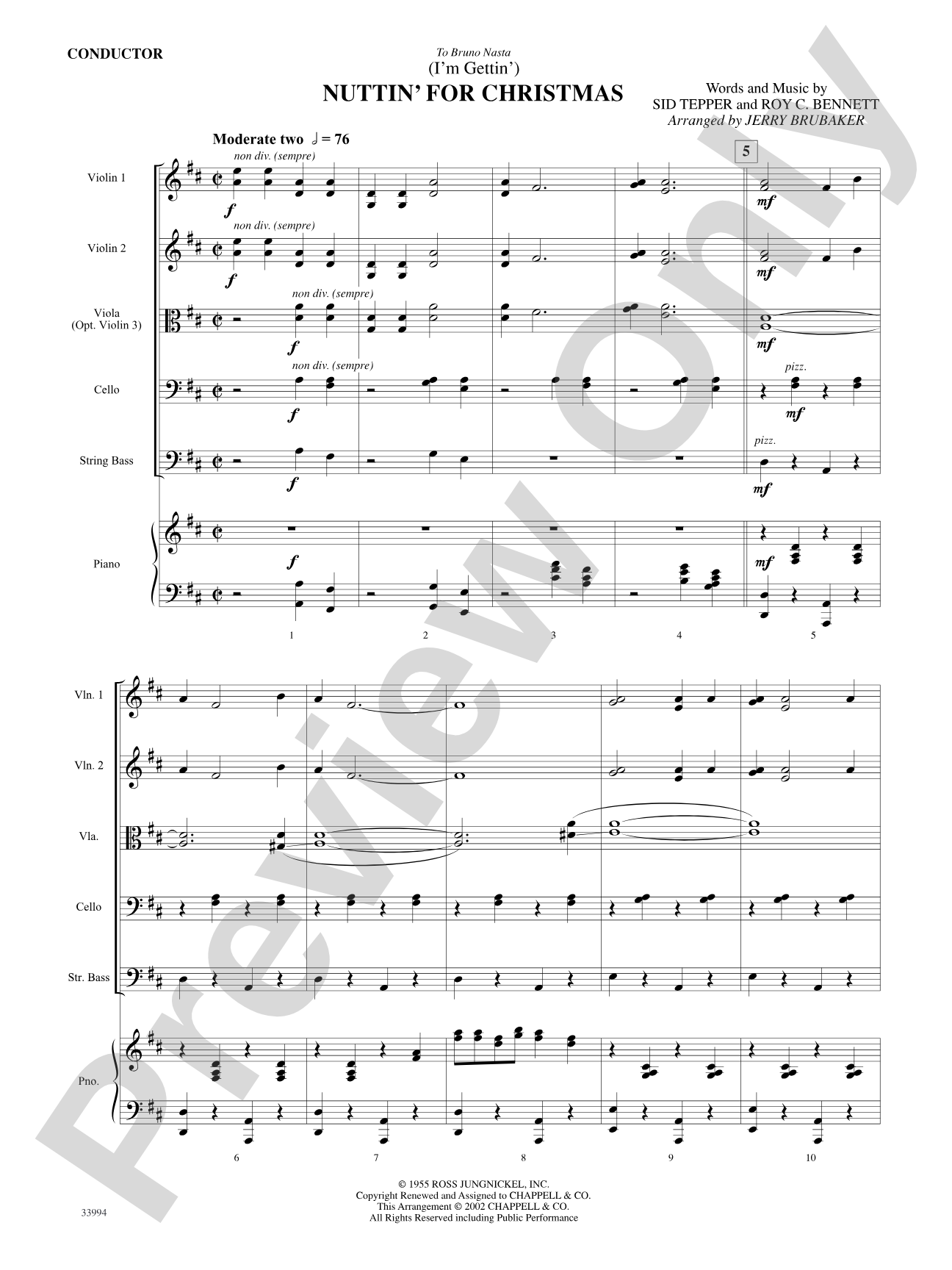 Classics for a Christmas Pops, Level 2: String Orchestra Conductor Score & Parts