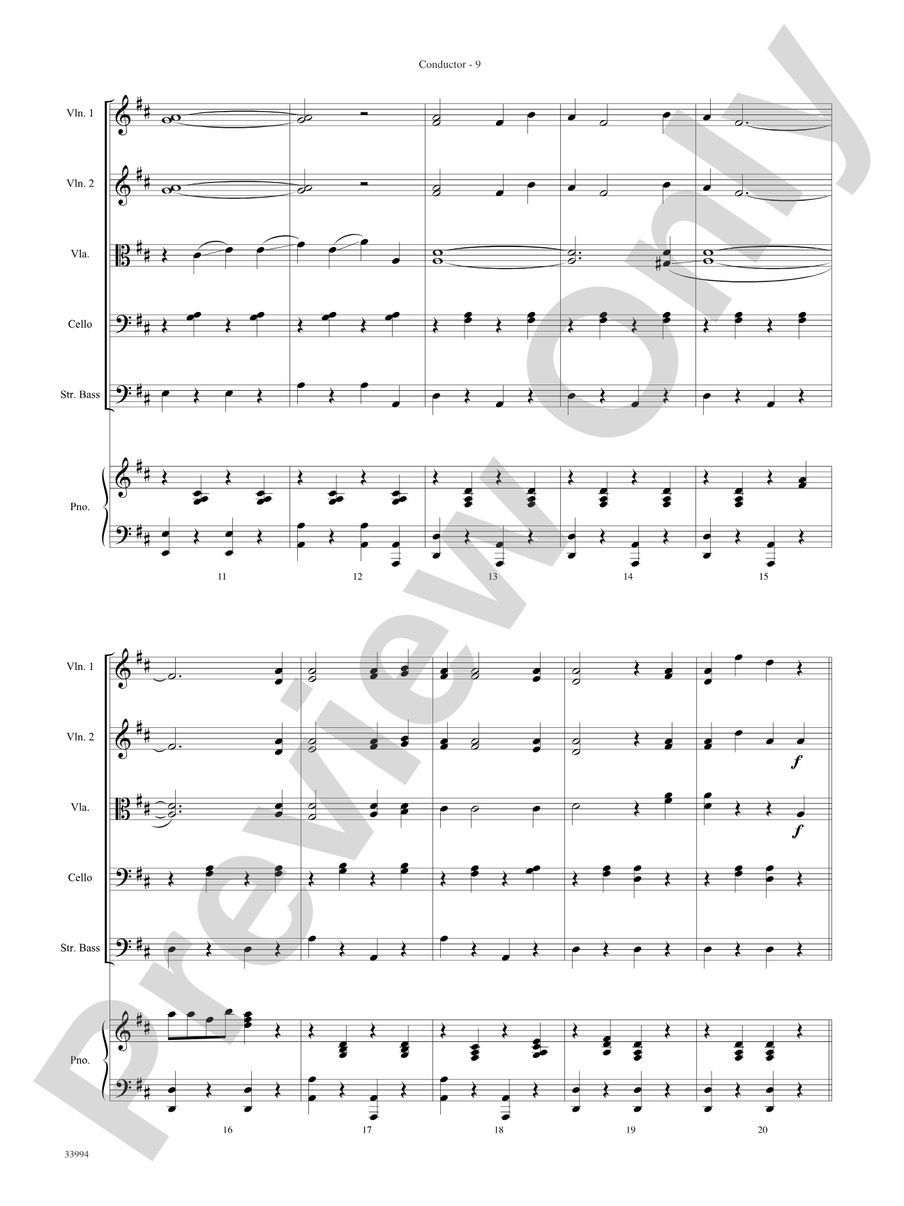 Classics for a Christmas Pops, Level 2: String Orchestra Conductor Score & Parts