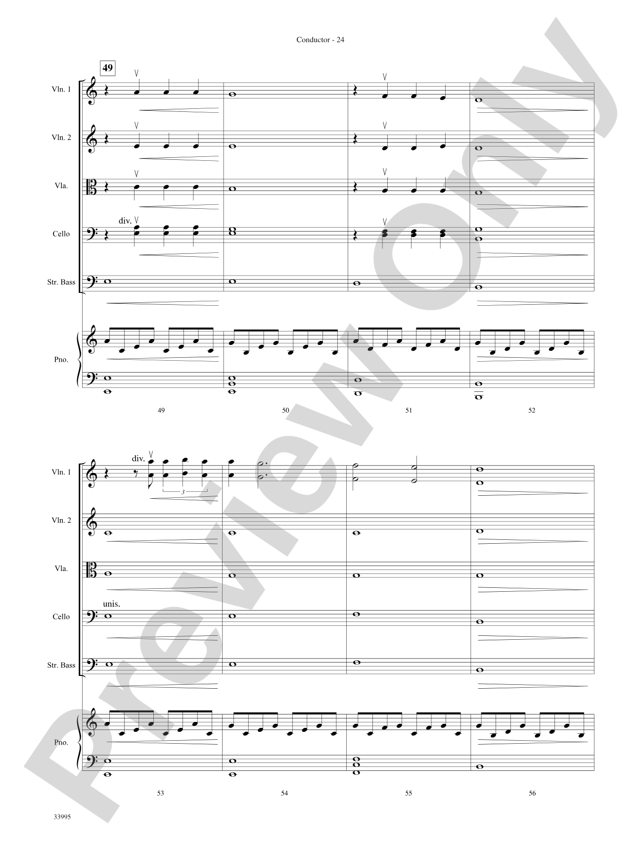 Great Movie Themes: String Orchestra Conductor Score & Parts