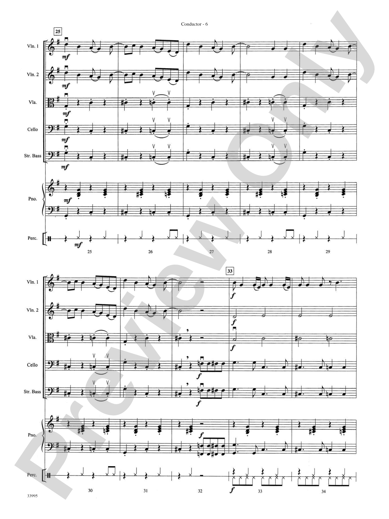 Great Movie Themes: String Orchestra Conductor Score & Parts