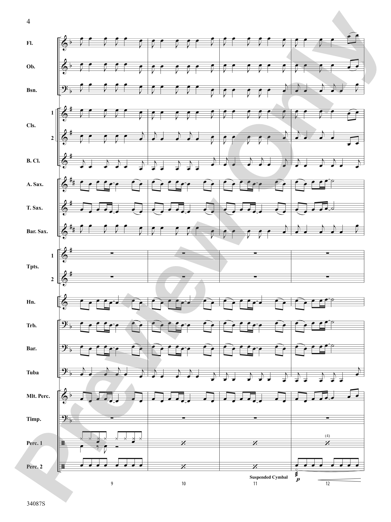 Last Friday Night (T.G.I.F.): Concert Band Conductor Score & Parts