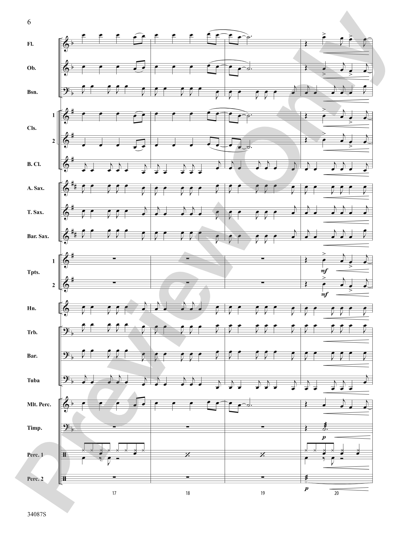 Last Friday Night (T.G.I.F.): Concert Band Conductor Score & Parts