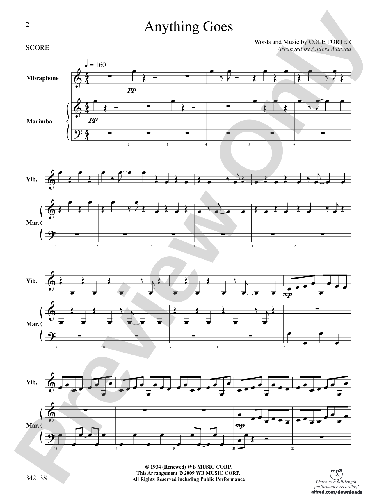 The Cole Porter Mallet Collection: Mallet Instrument Book