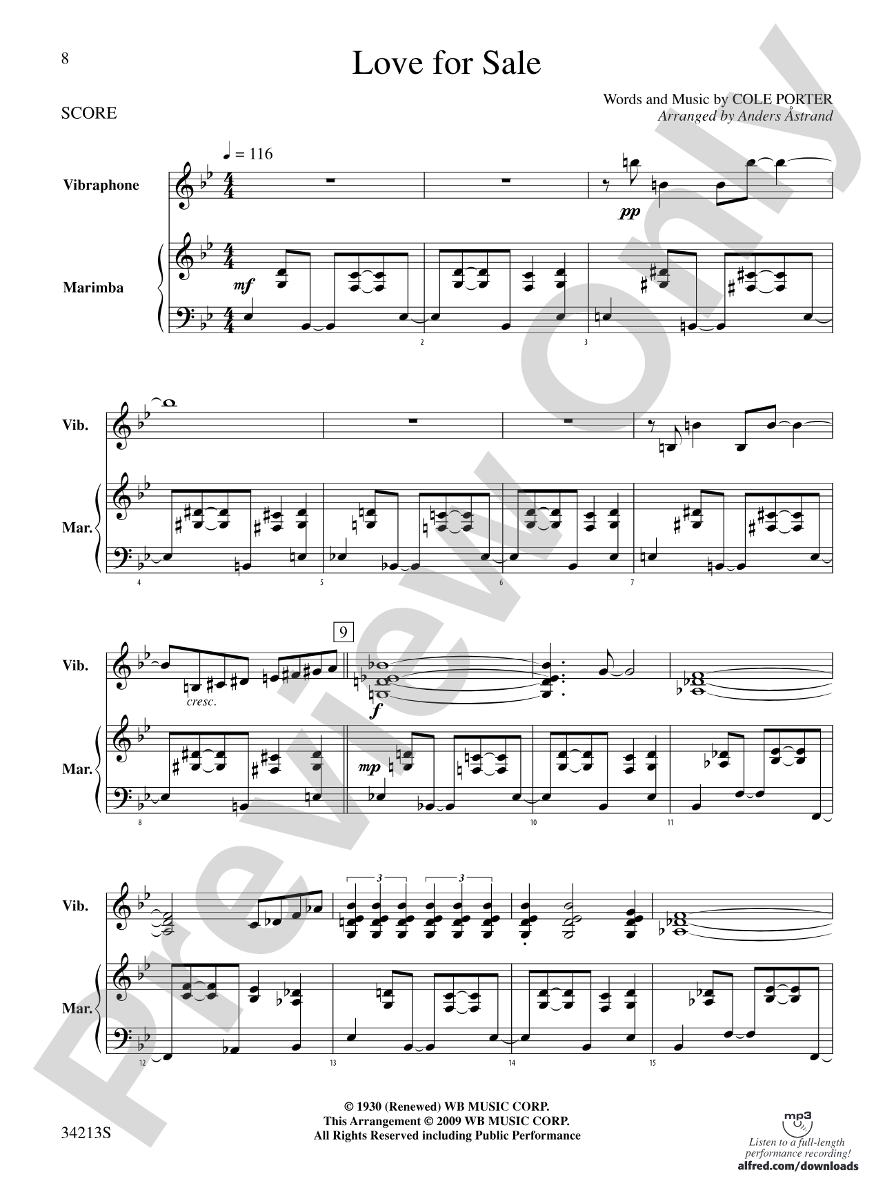 The Cole Porter Mallet Collection: Mallet Instrument Book
