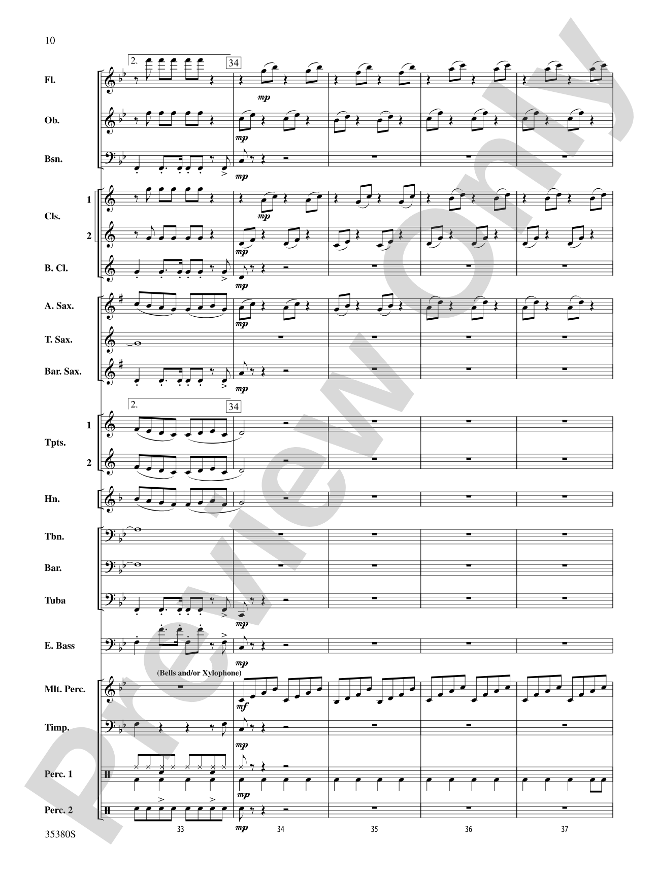 Baby!: Concert Band Conductor Score & Parts