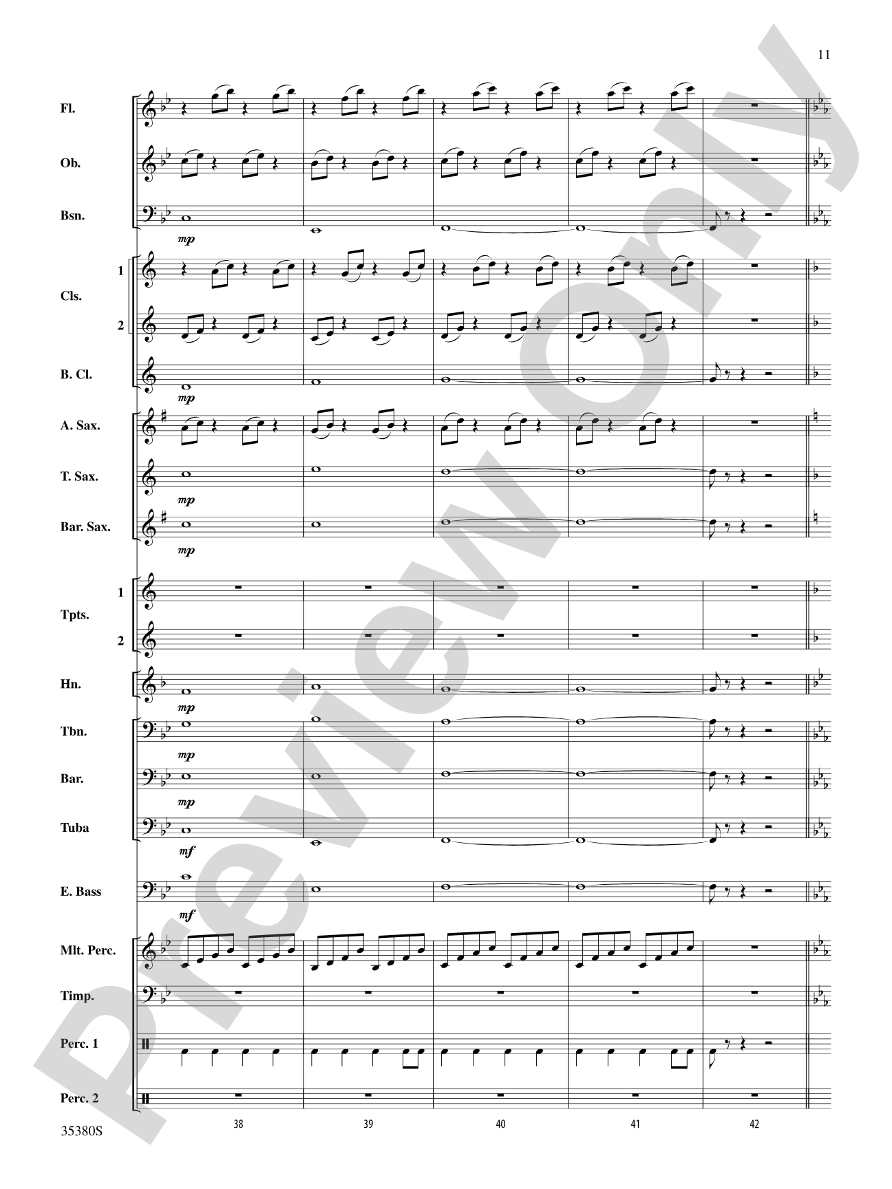 Baby!: Concert Band Conductor Score & Parts