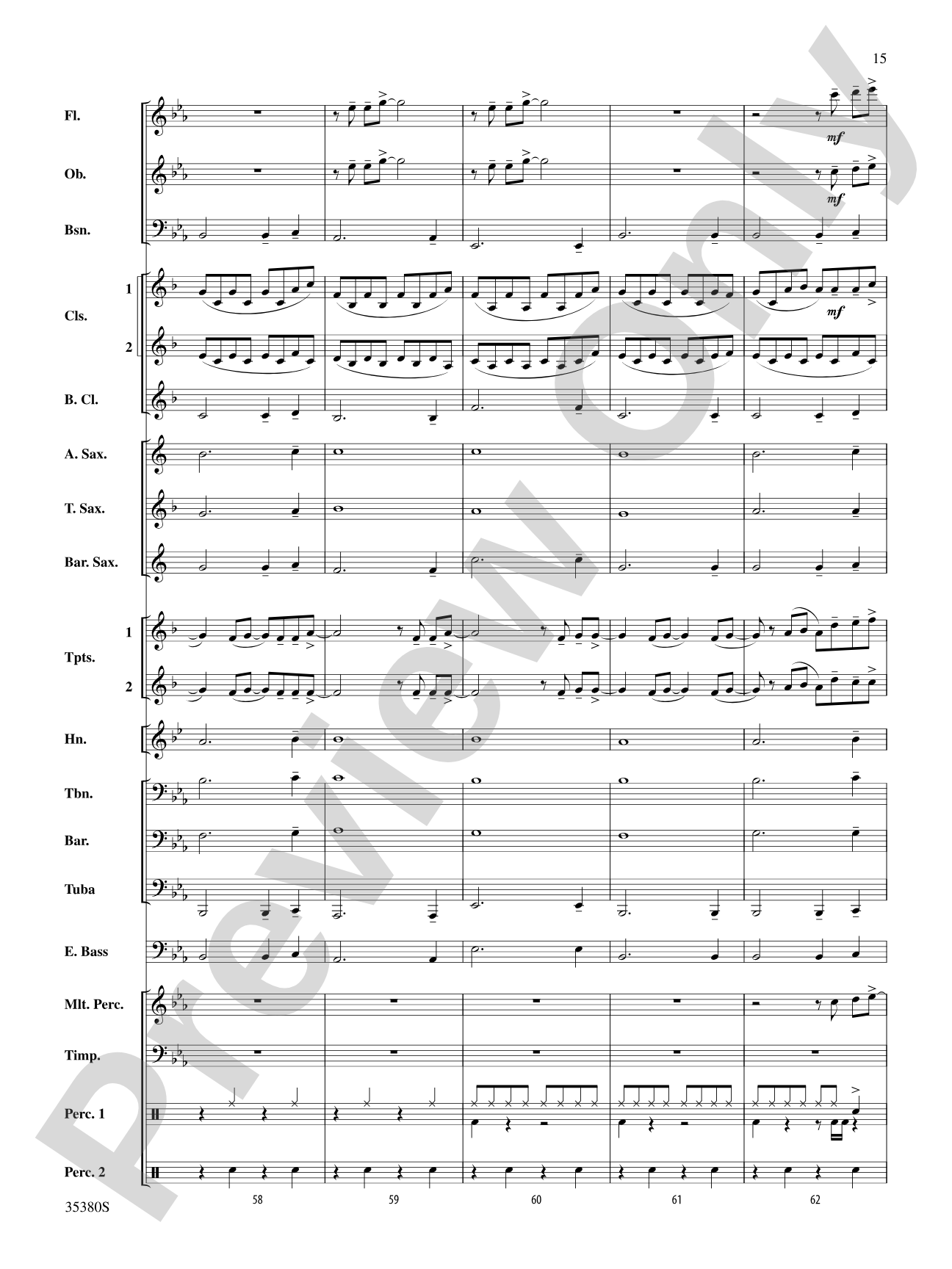 Baby!: Concert Band Conductor Score & Parts