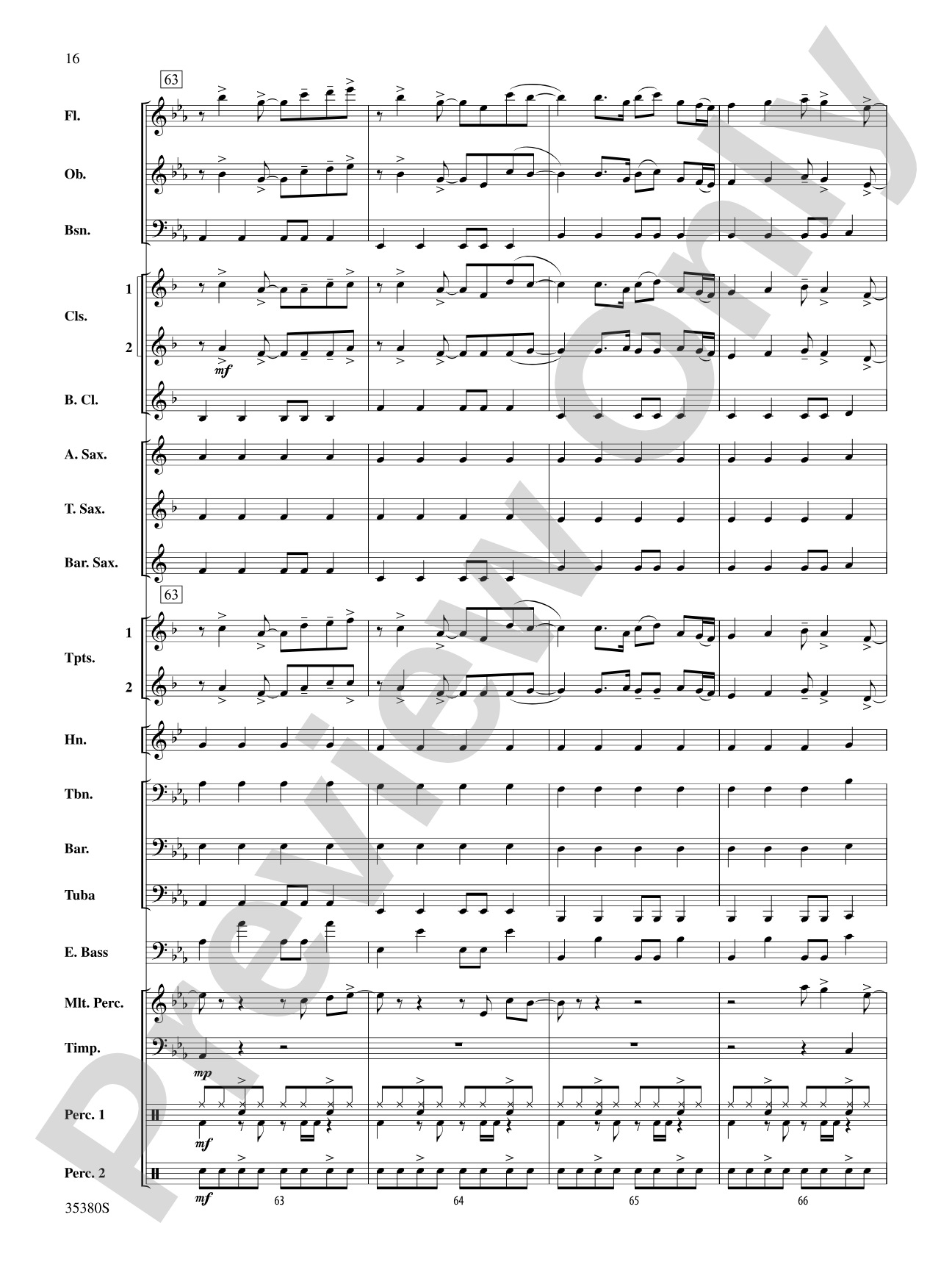 Baby!: Concert Band Conductor Score & Parts