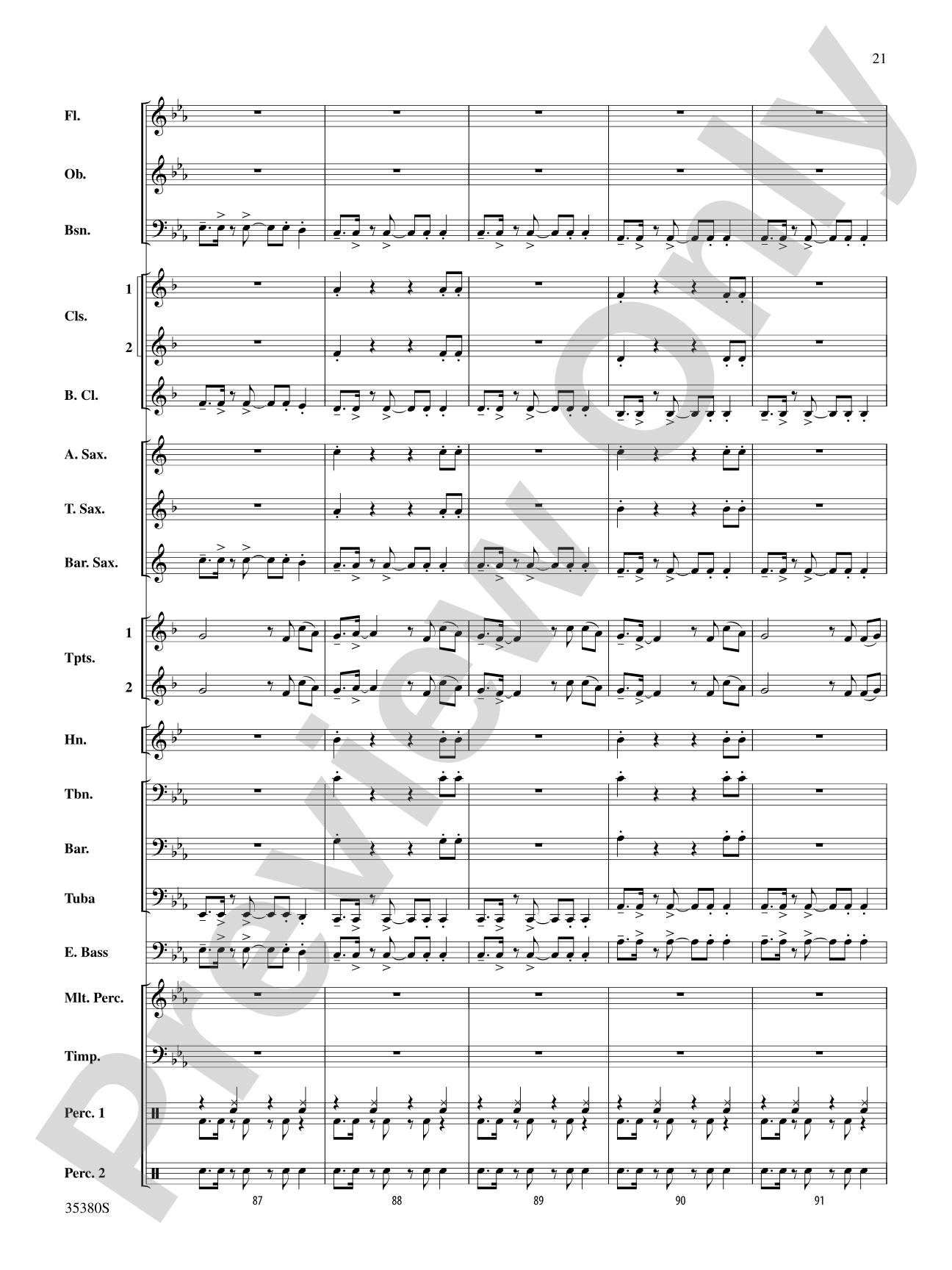 Baby!: Concert Band Conductor Score & Parts