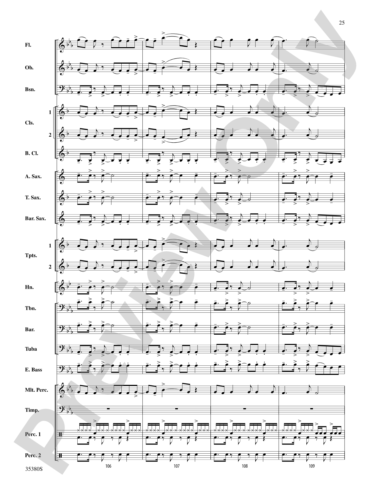 Baby!: Concert Band Conductor Score & Parts