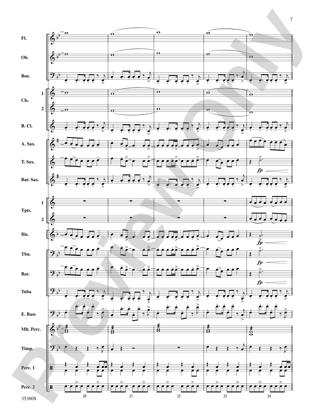 Baby!: Concert Band Conductor Score & Parts