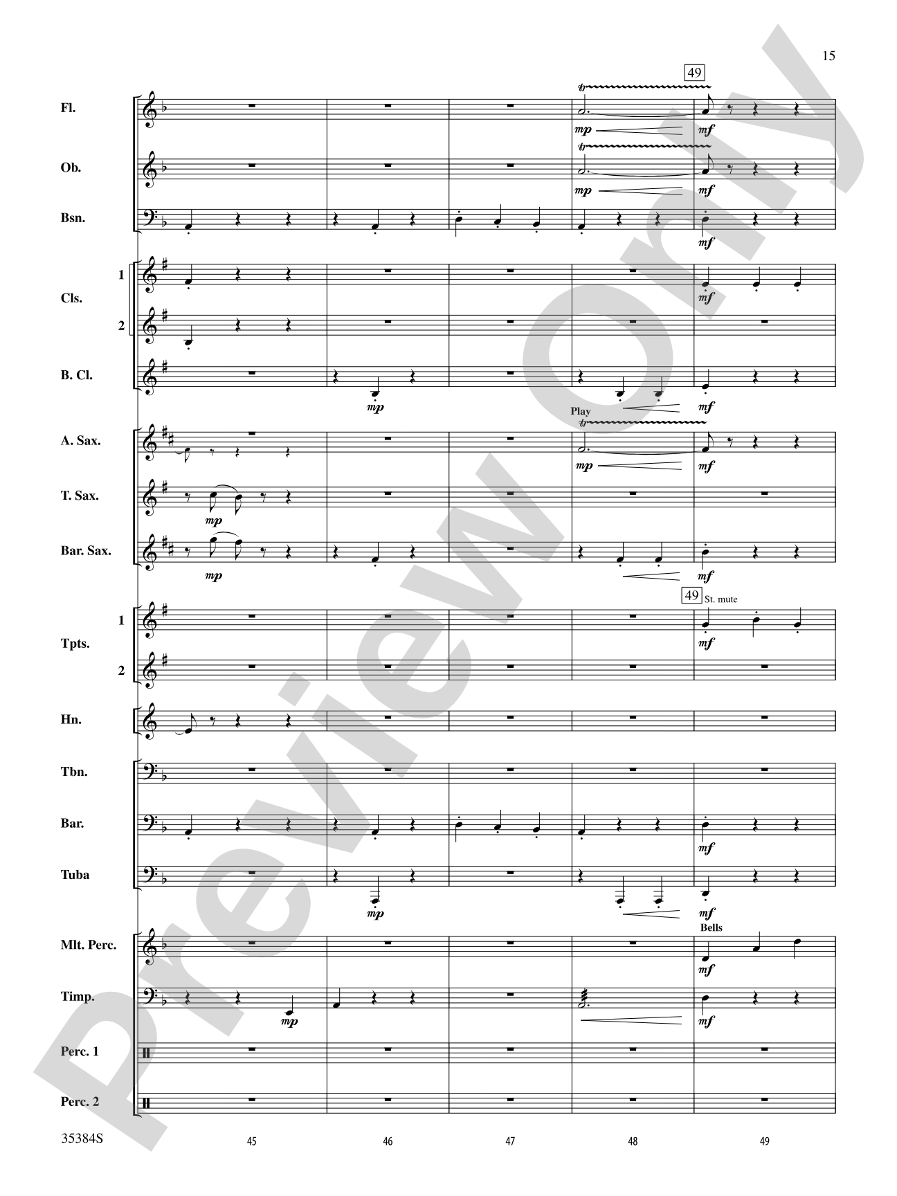 Harry Potter and the Deathly Hallows, Part 1, Selections from: Concert Band Conductor Score & Parts