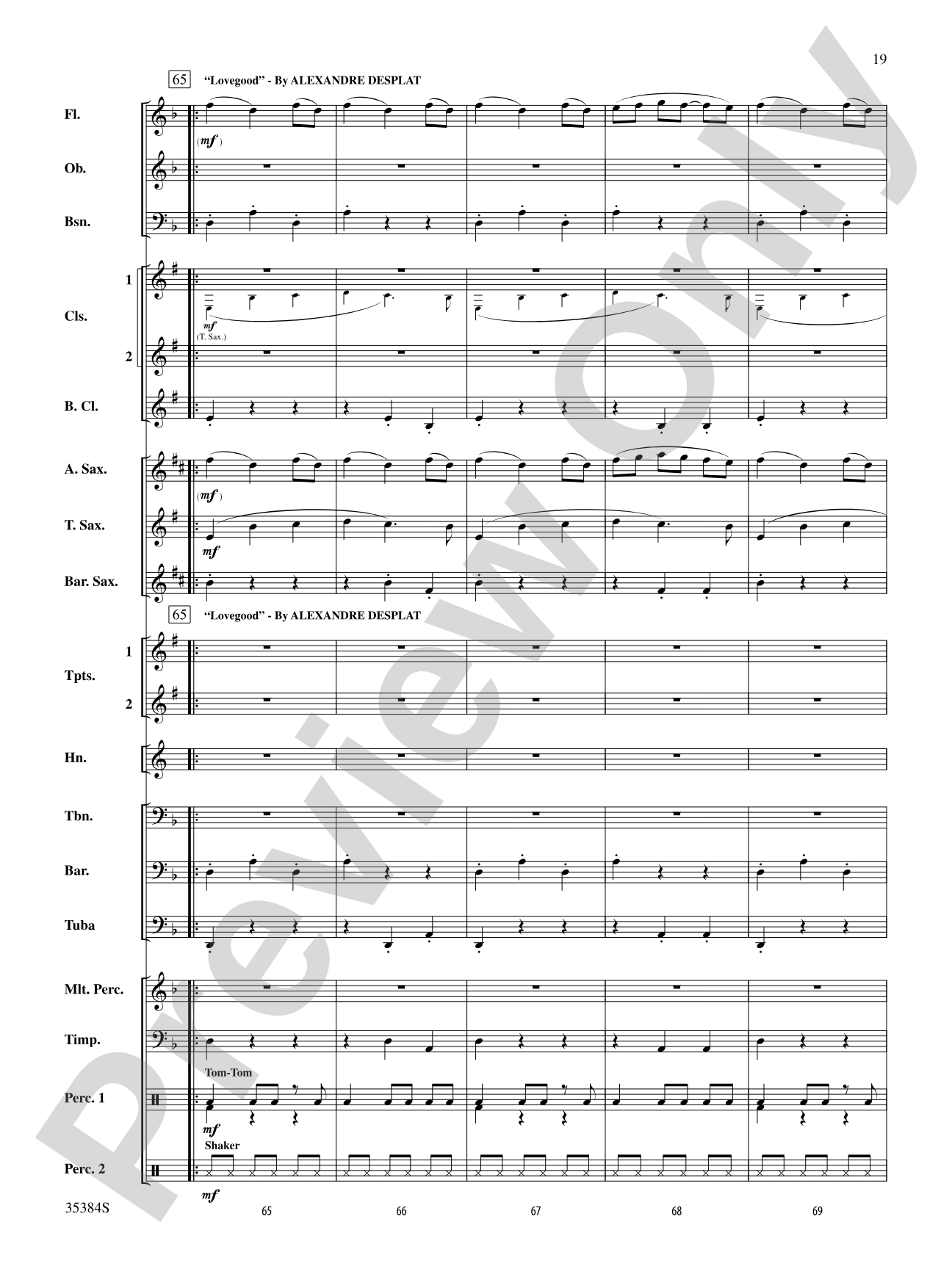 Harry Potter and the Deathly Hallows, Part 1, Selections from: Concert Band Conductor Score & Parts