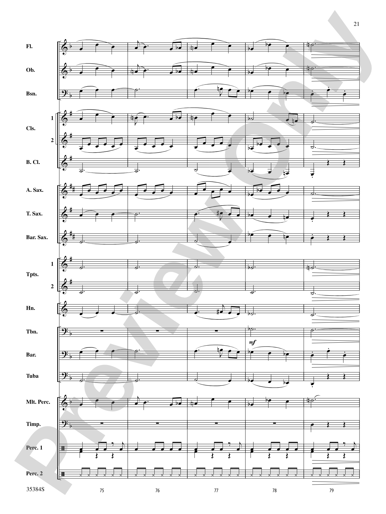 Harry Potter and the Deathly Hallows, Part 1, Selections from: Concert Band Conductor Score & Parts