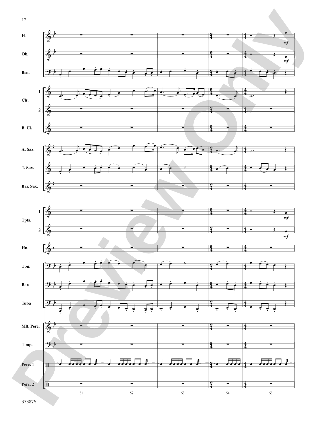 Leroy Anderson’s Irish Suite, Selections from: Concert Band Conductor Score & Parts
