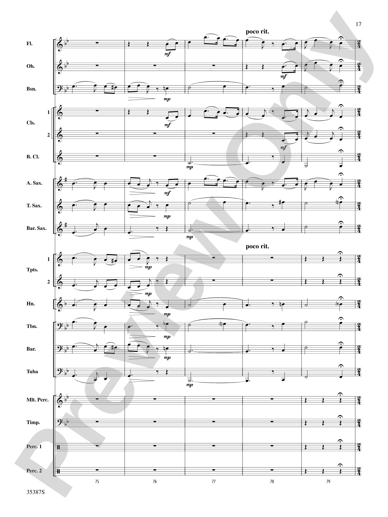 Leroy Anderson’s Irish Suite, Selections from: Concert Band Conductor Score & Parts