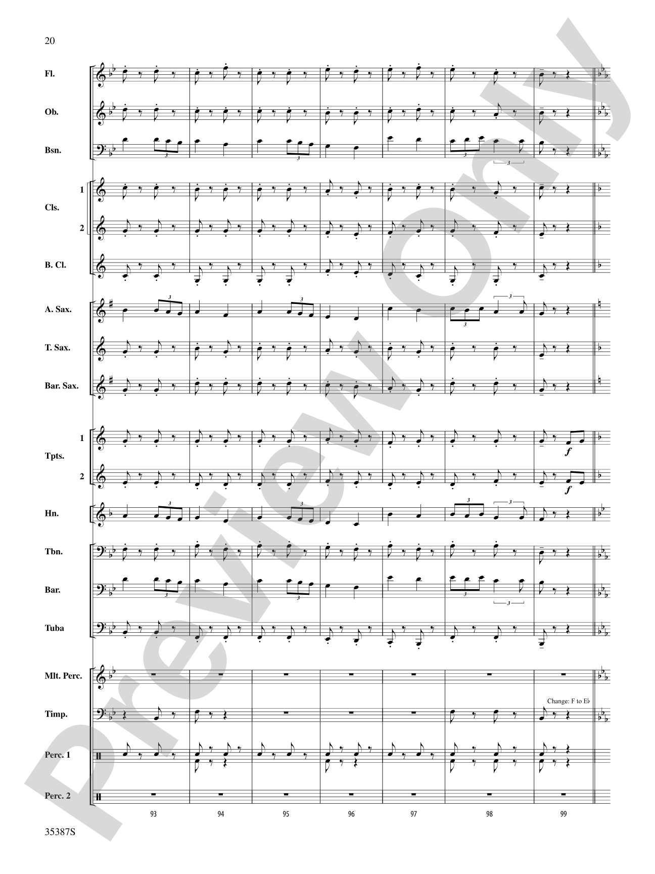 Leroy Anderson’s Irish Suite, Selections from: Concert Band Conductor Score & Parts