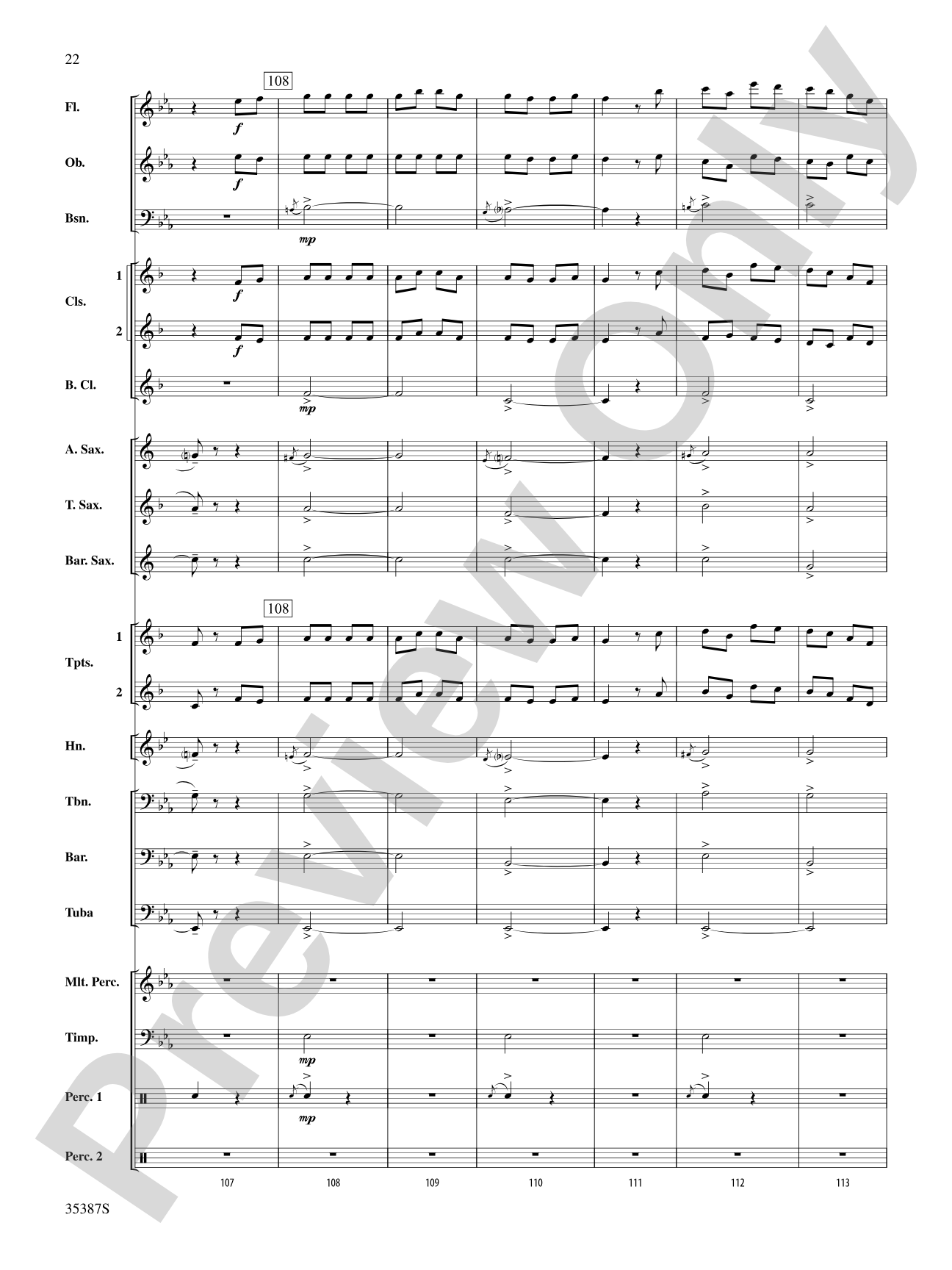 Leroy Anderson’s Irish Suite, Selections from: Concert Band Conductor Score & Parts