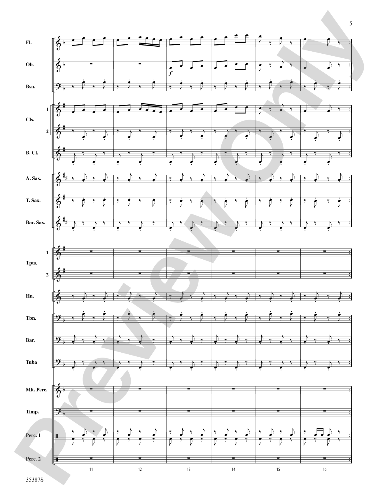 Leroy Anderson’s Irish Suite, Selections from: Concert Band Conductor Score & Parts