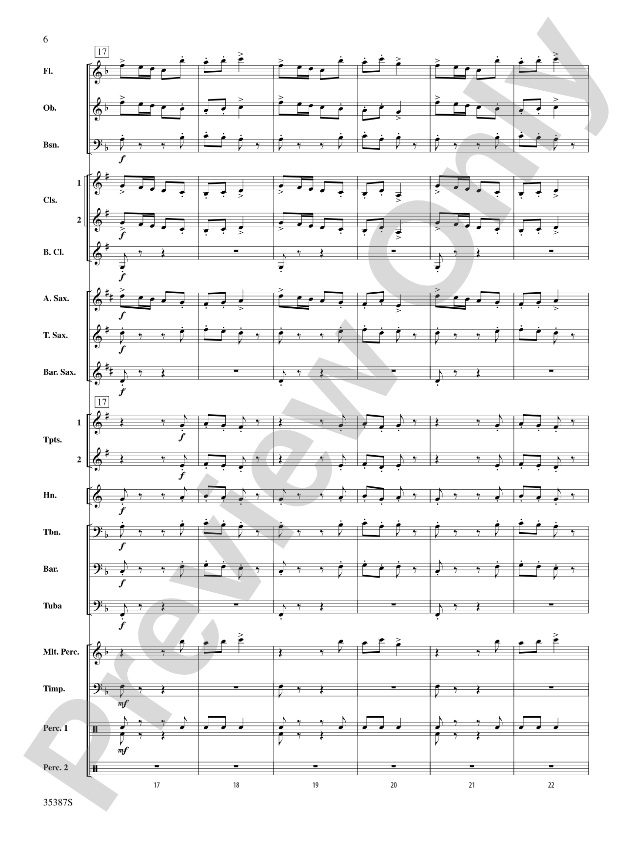 Leroy Anderson’s Irish Suite, Selections from: Concert Band Conductor Score & Parts