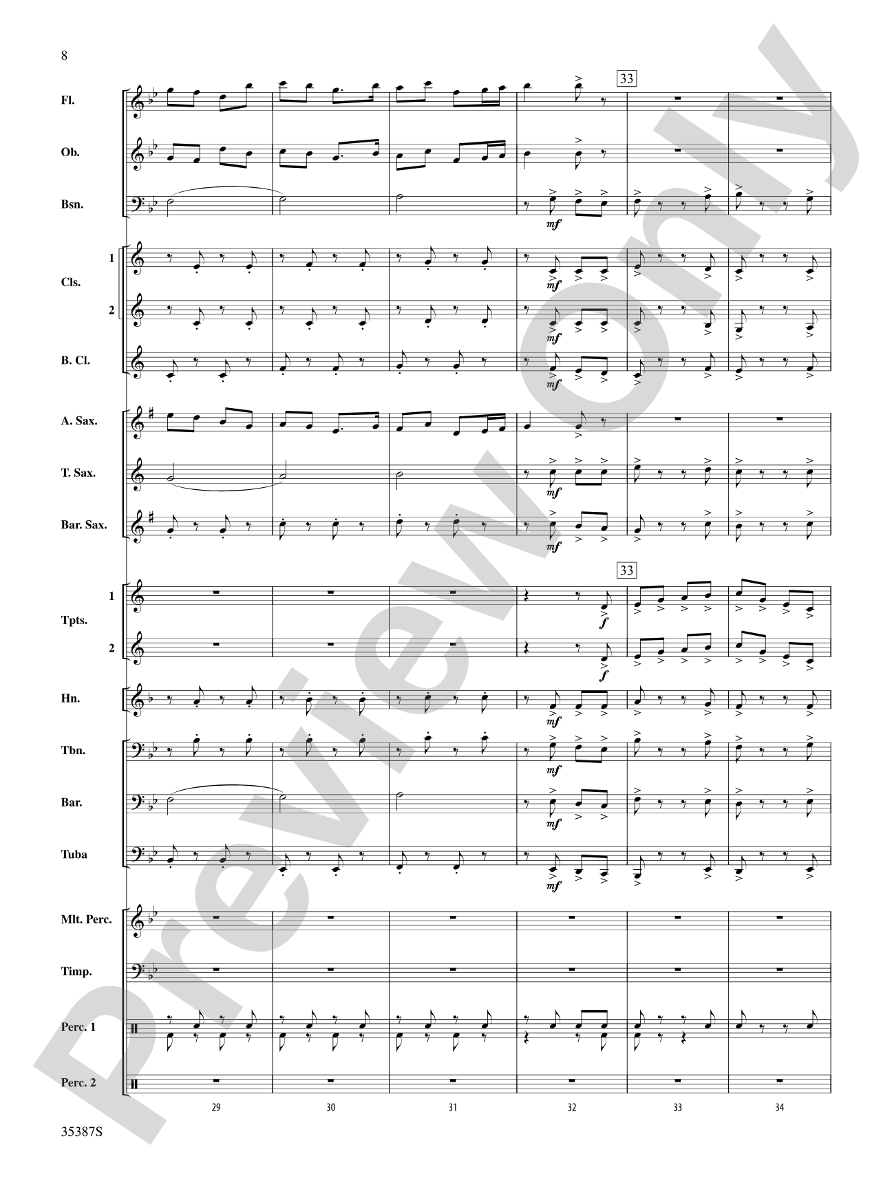 Leroy Anderson’s Irish Suite, Selections from: Concert Band Conductor Score & Parts
