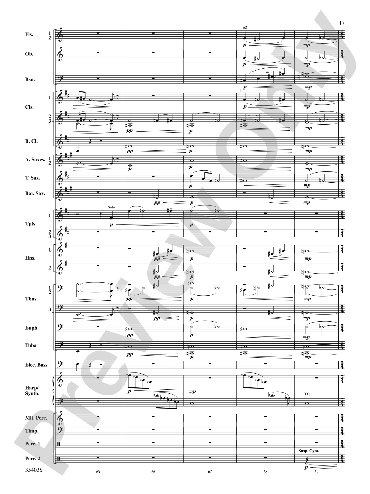Harry Potter and the Deathly Hallows, Part 1, Suite from: Concert Band Conductor Score & Parts