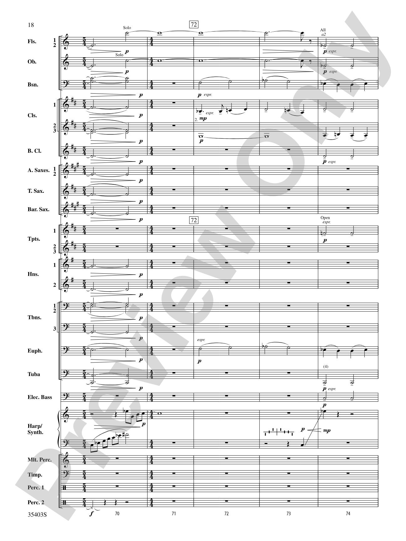 Harry Potter and the Deathly Hallows, Part 1, Suite from: Concert Band Conductor Score & Parts