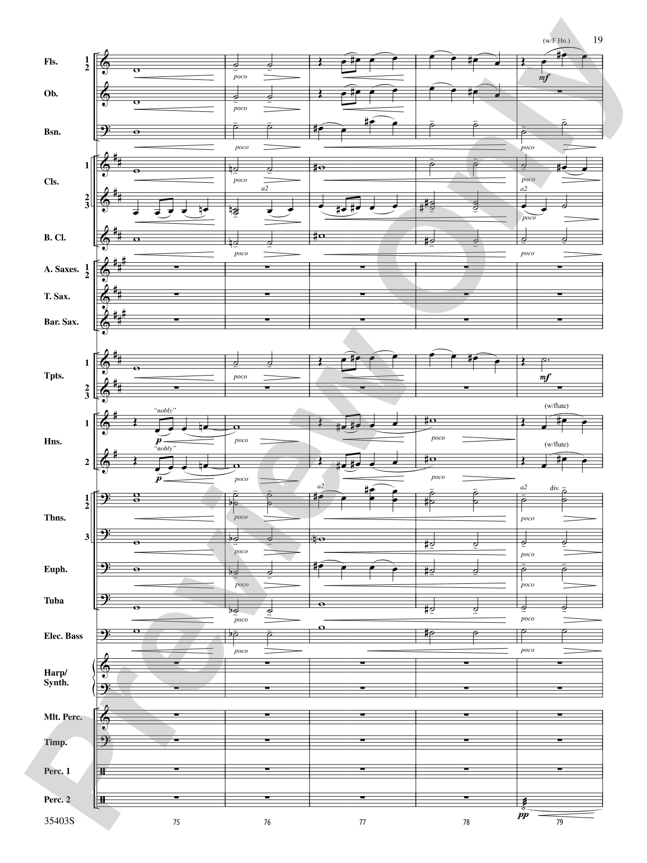 Harry Potter and the Deathly Hallows, Part 1, Suite from: Concert Band Conductor Score & Parts