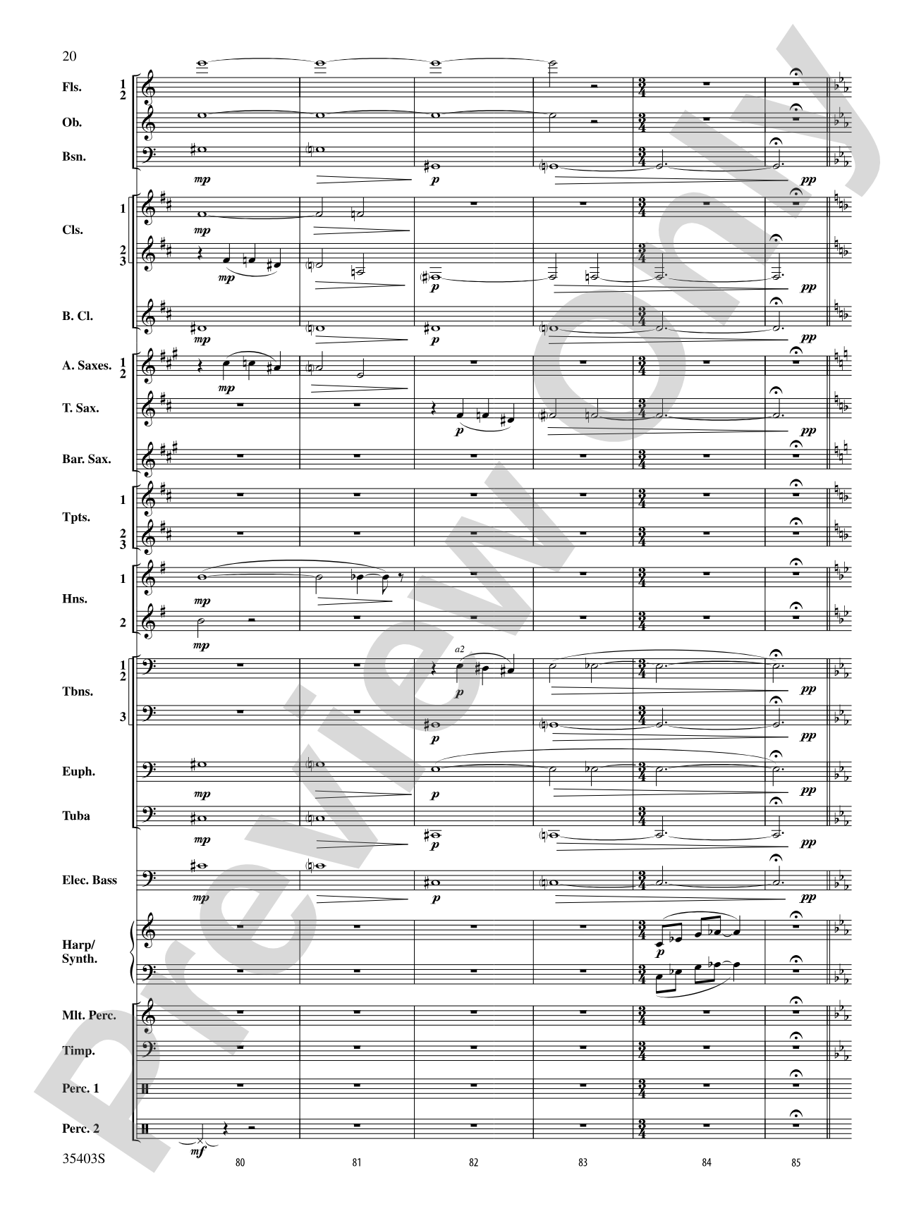 Harry Potter and the Deathly Hallows, Part 1, Suite from: Concert Band Conductor Score & Parts