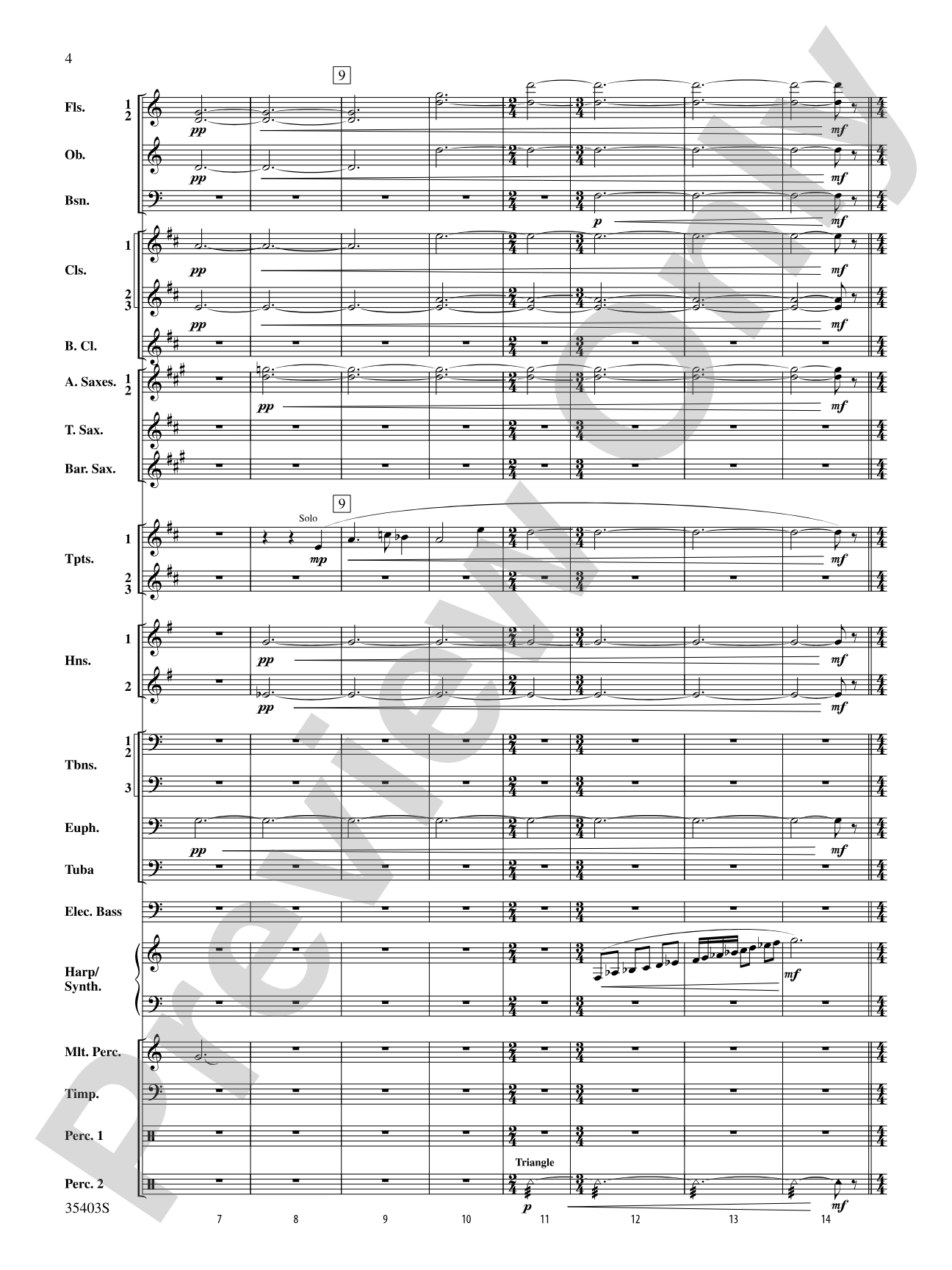 Harry Potter and the Deathly Hallows, Part 1, Suite from: Concert Band Conductor Score & Parts