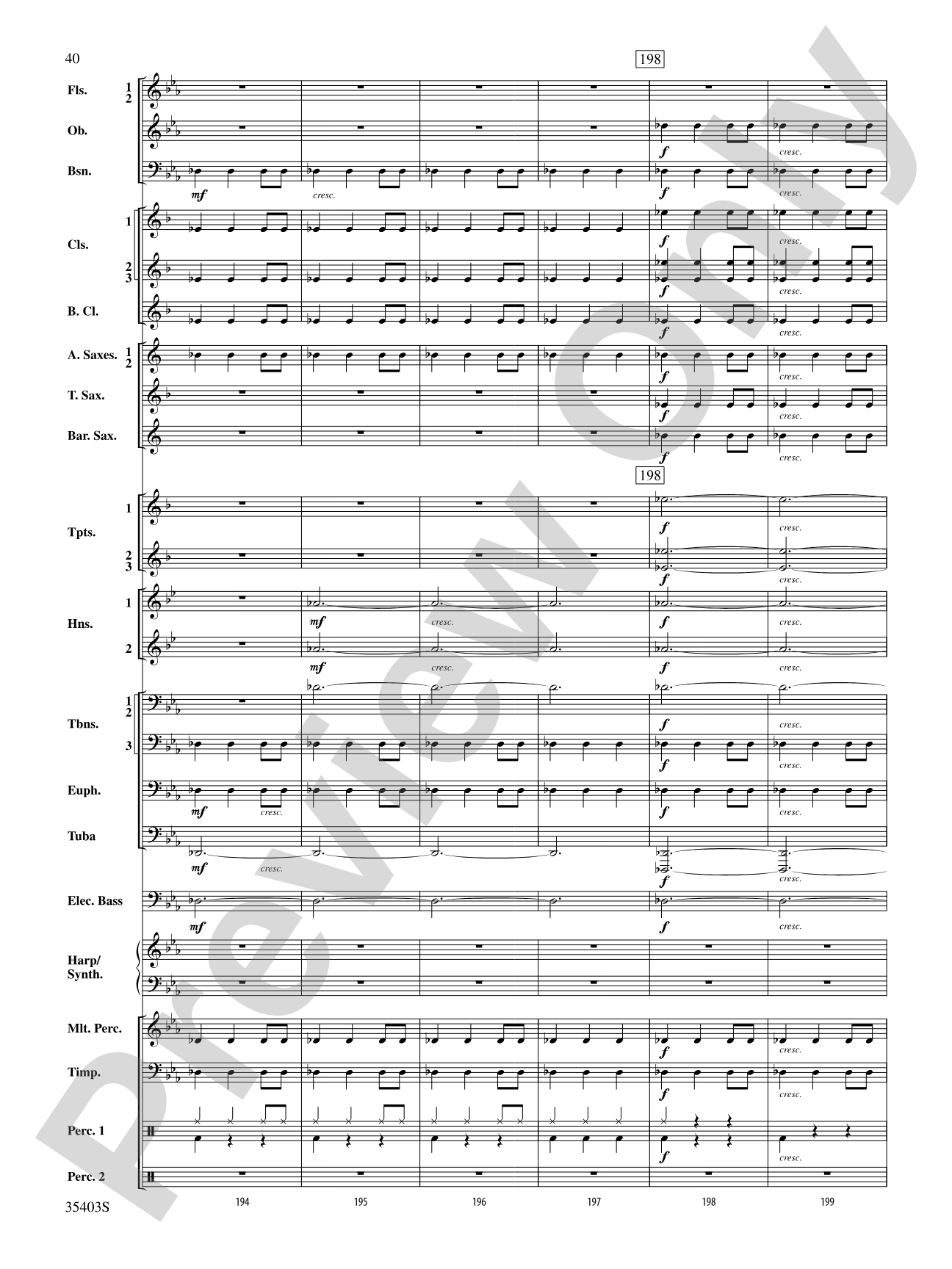 Harry Potter and the Deathly Hallows, Part 1, Suite from: Concert Band Conductor Score & Parts