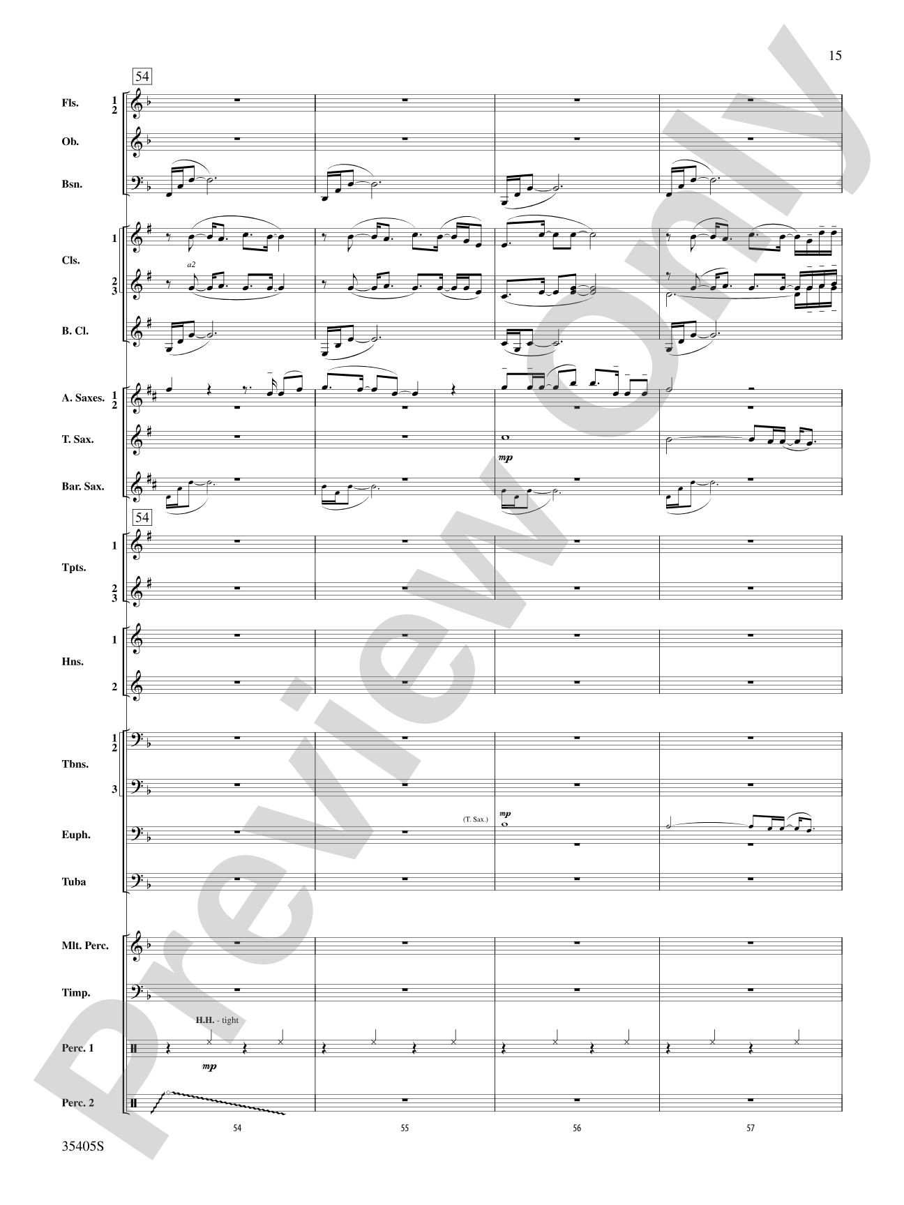 Prime Time Tuesday: Concert Band Conductor Score & Parts