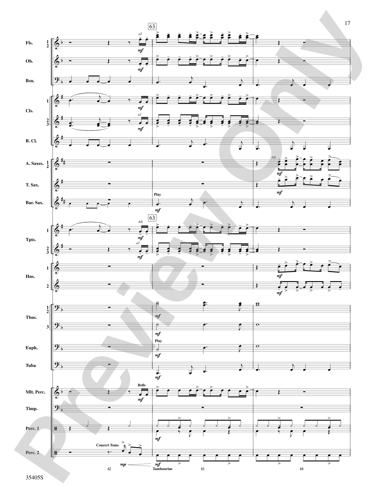 Prime Time Tuesday: Concert Band Conductor Score & Parts
