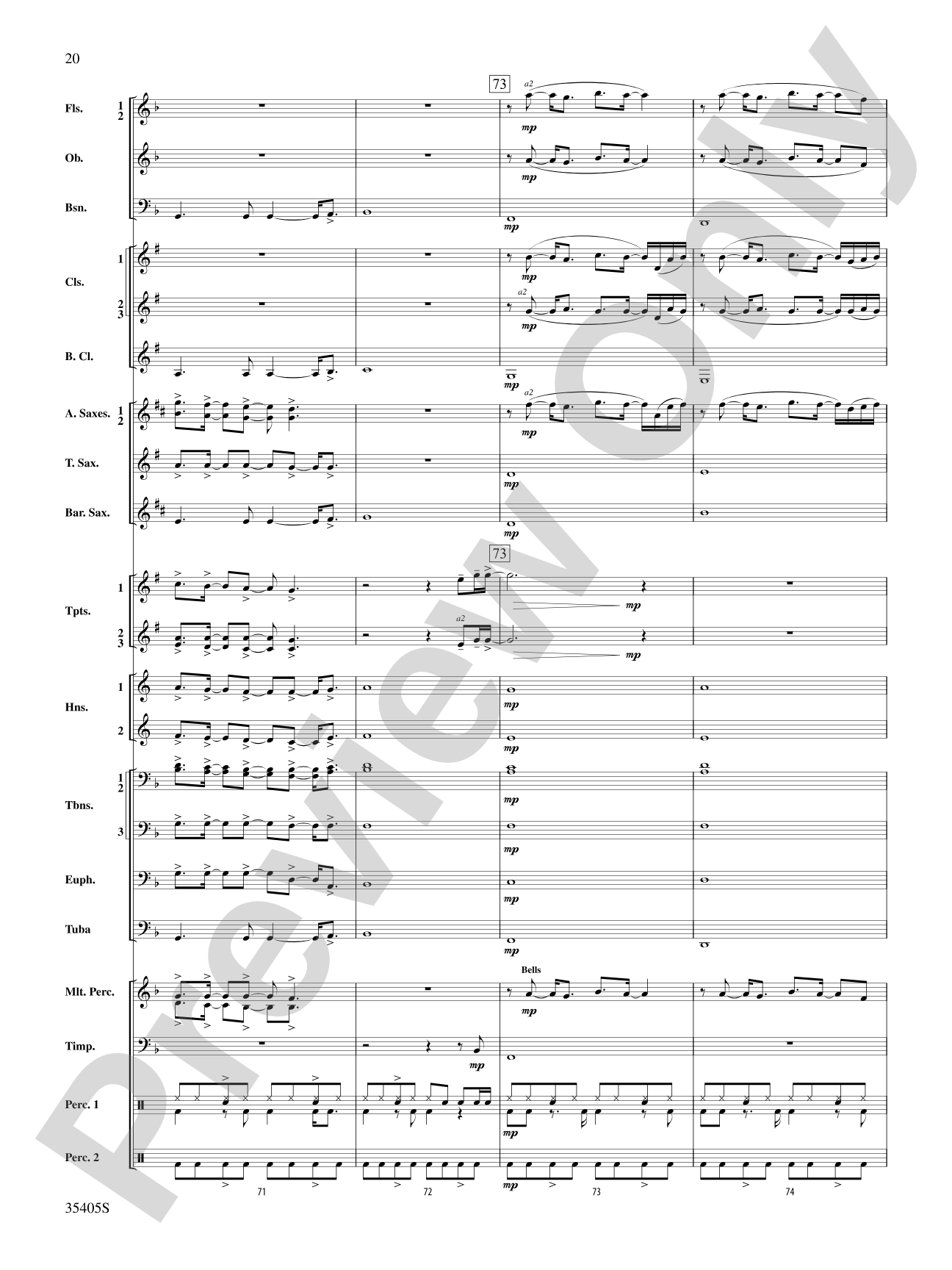Prime Time Tuesday: Concert Band Conductor Score & Parts