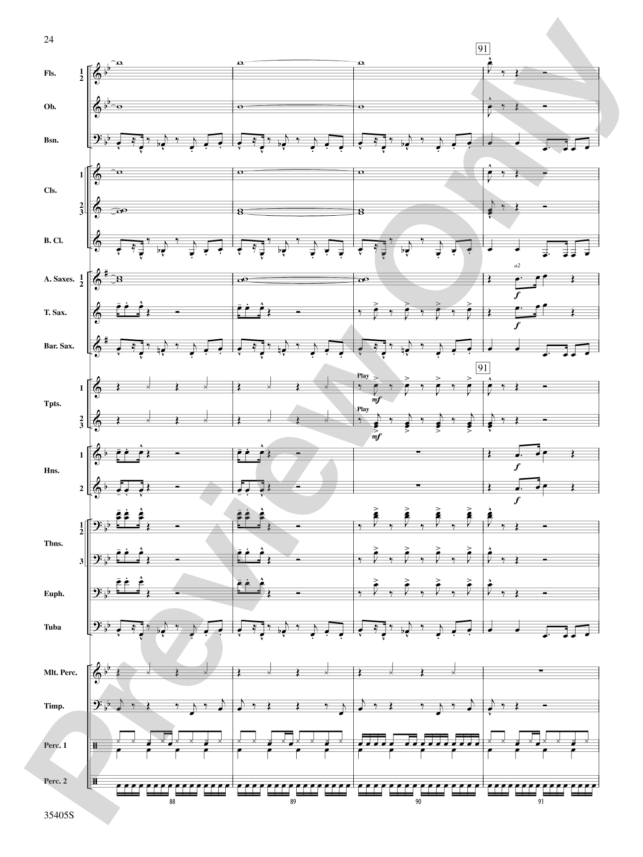 Prime Time Tuesday: Concert Band Conductor Score & Parts