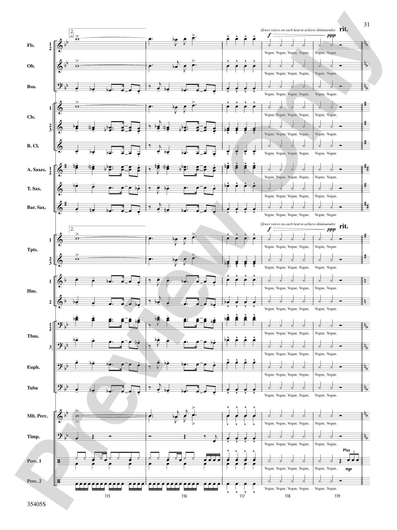 Prime Time Tuesday: Concert Band Conductor Score & Parts