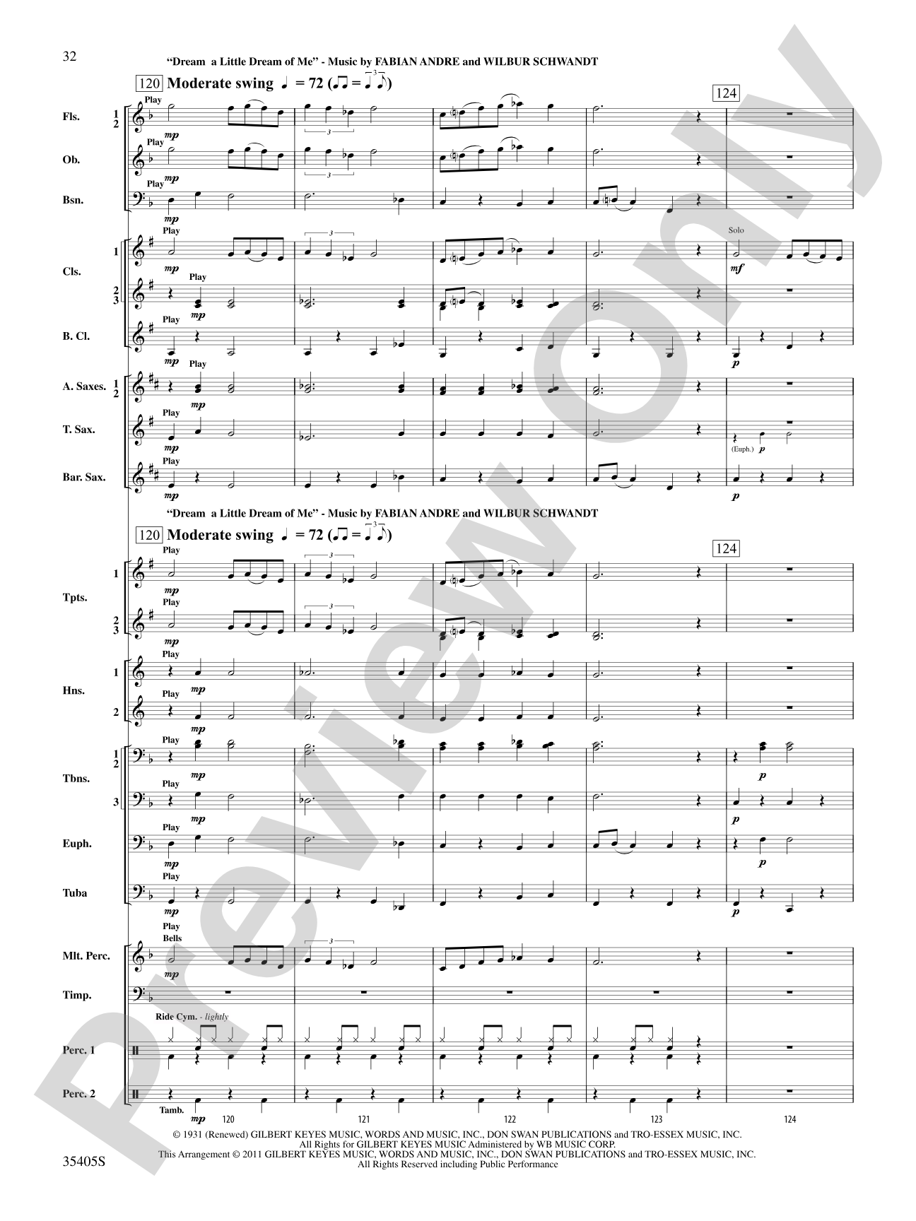 Prime Time Tuesday: Concert Band Conductor Score & Parts