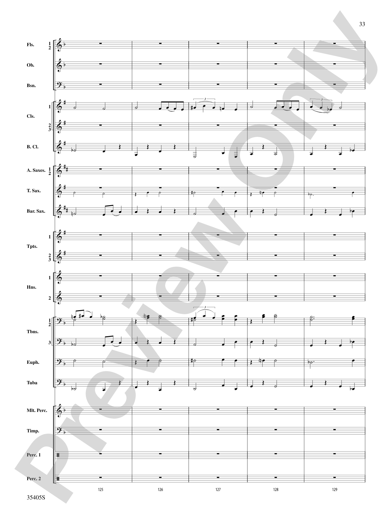 Prime Time Tuesday: Concert Band Conductor Score & Parts