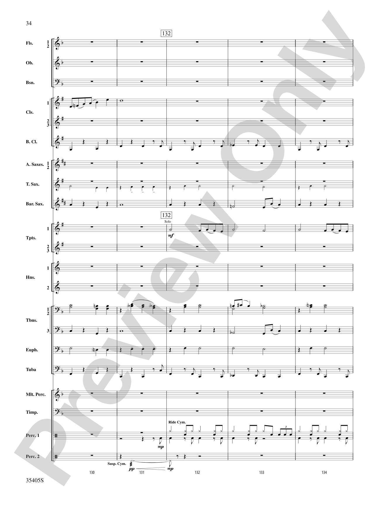 Prime Time Tuesday: Concert Band Conductor Score & Parts