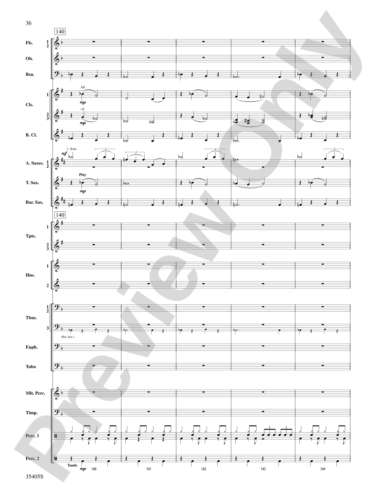 Prime Time Tuesday: Concert Band Conductor Score & Parts