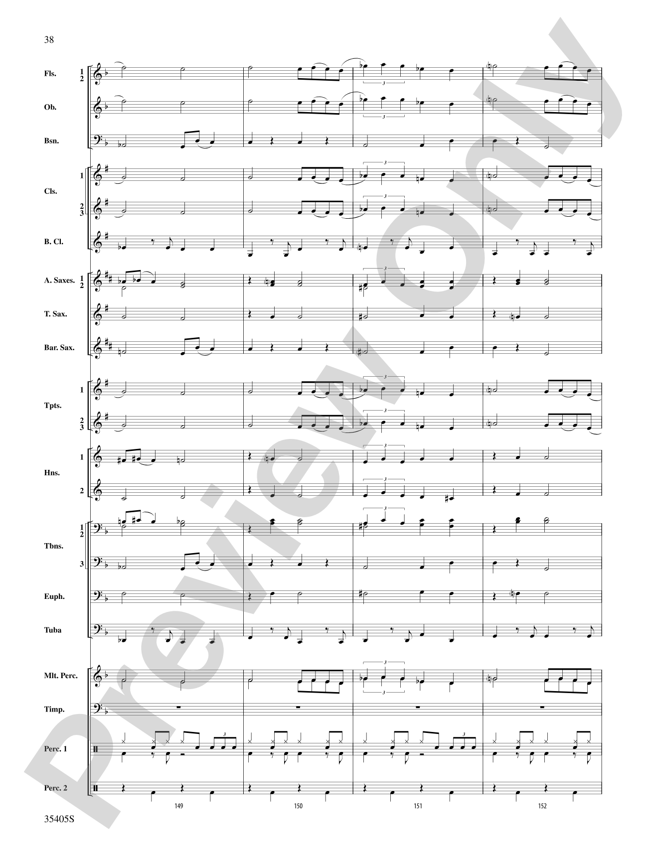 Prime Time Tuesday: Concert Band Conductor Score & Parts