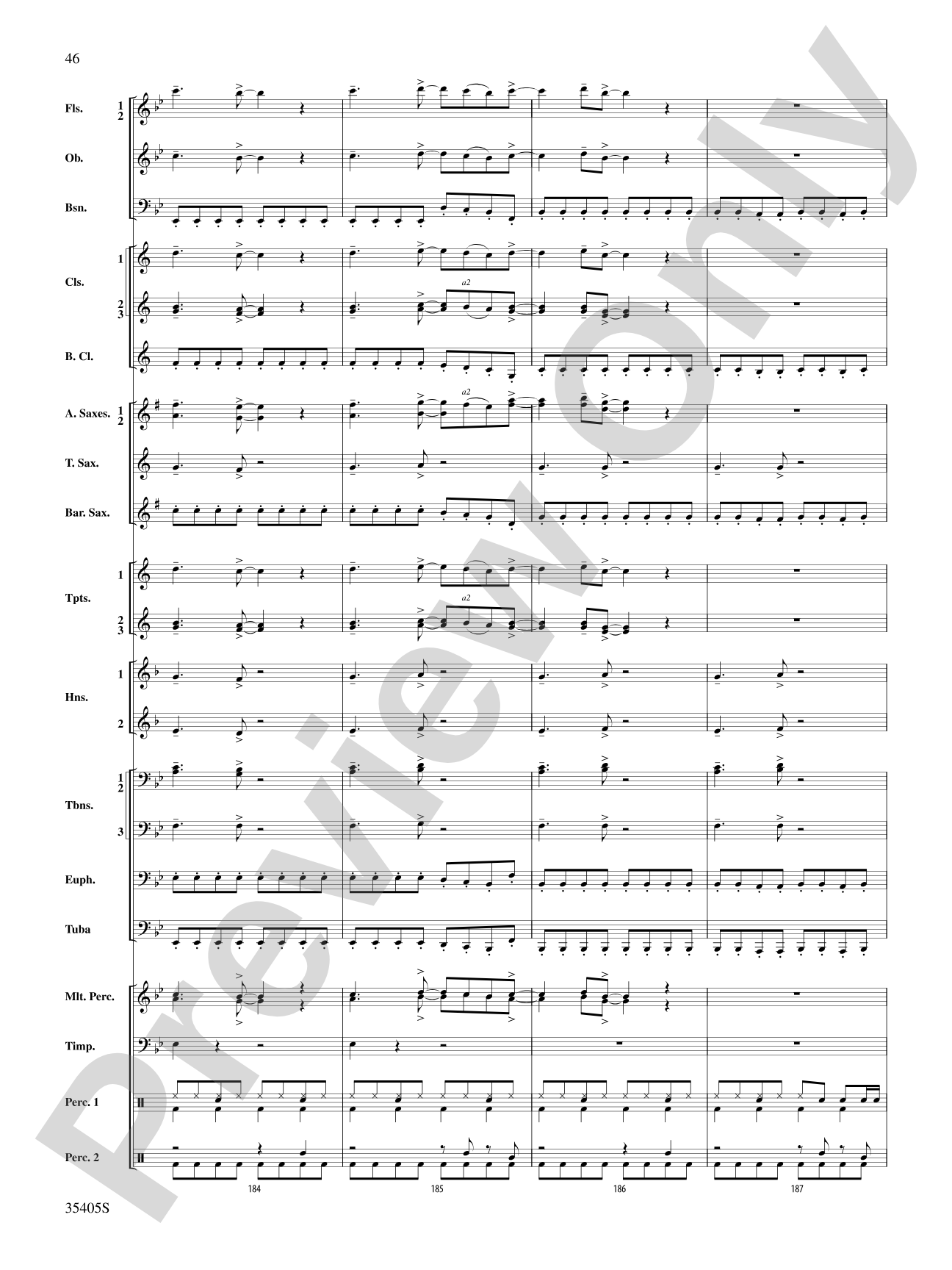 Prime Time Tuesday: Concert Band Conductor Score & Parts