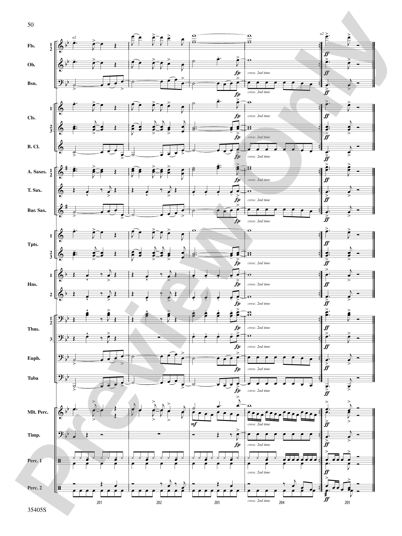 Prime Time Tuesday: Concert Band Conductor Score & Parts
