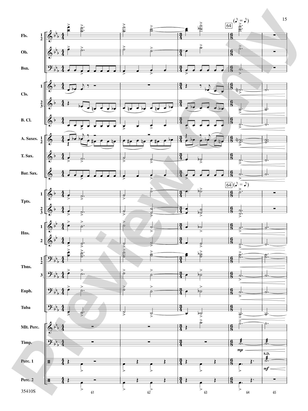 World of Warcraft, Suite from: Concert Band Conductor Score & Parts