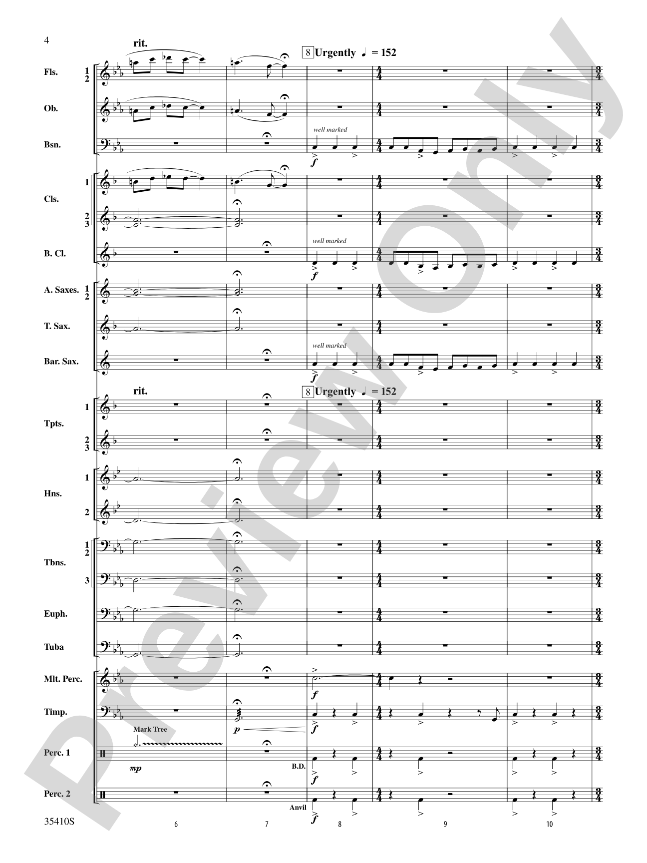 World of Warcraft, Suite from: Concert Band Conductor Score & Parts
