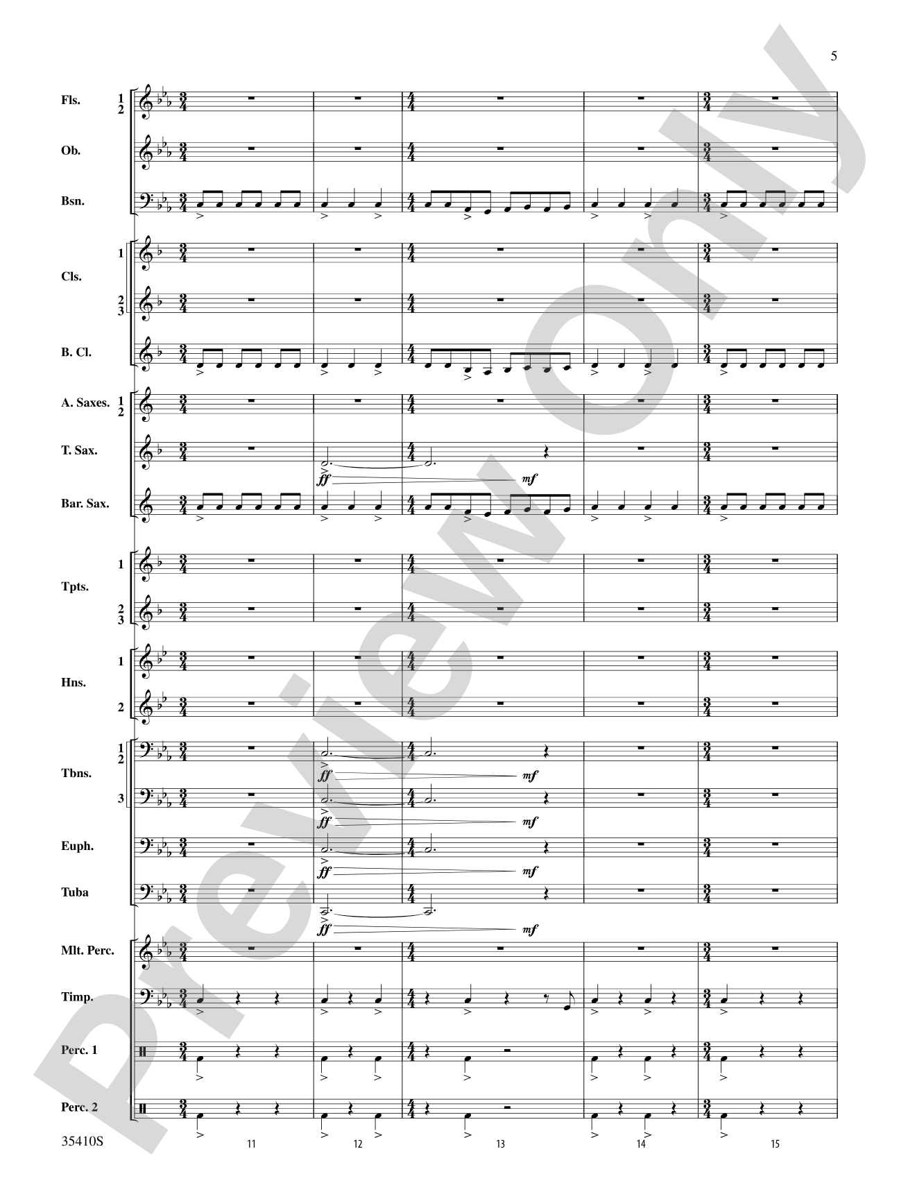 World of Warcraft, Suite from: Concert Band Conductor Score & Parts