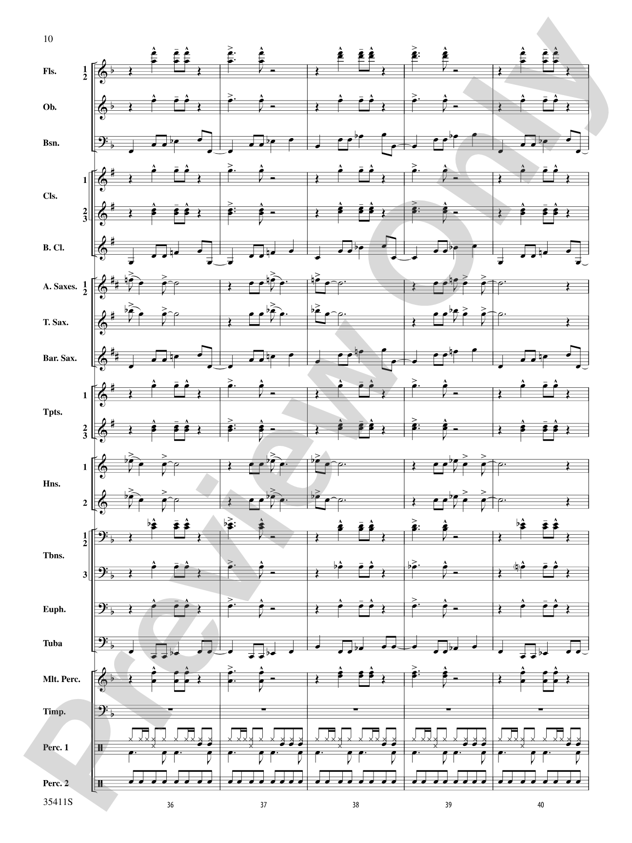 A Man and His Soul: Concert Band Conductor Score & Parts