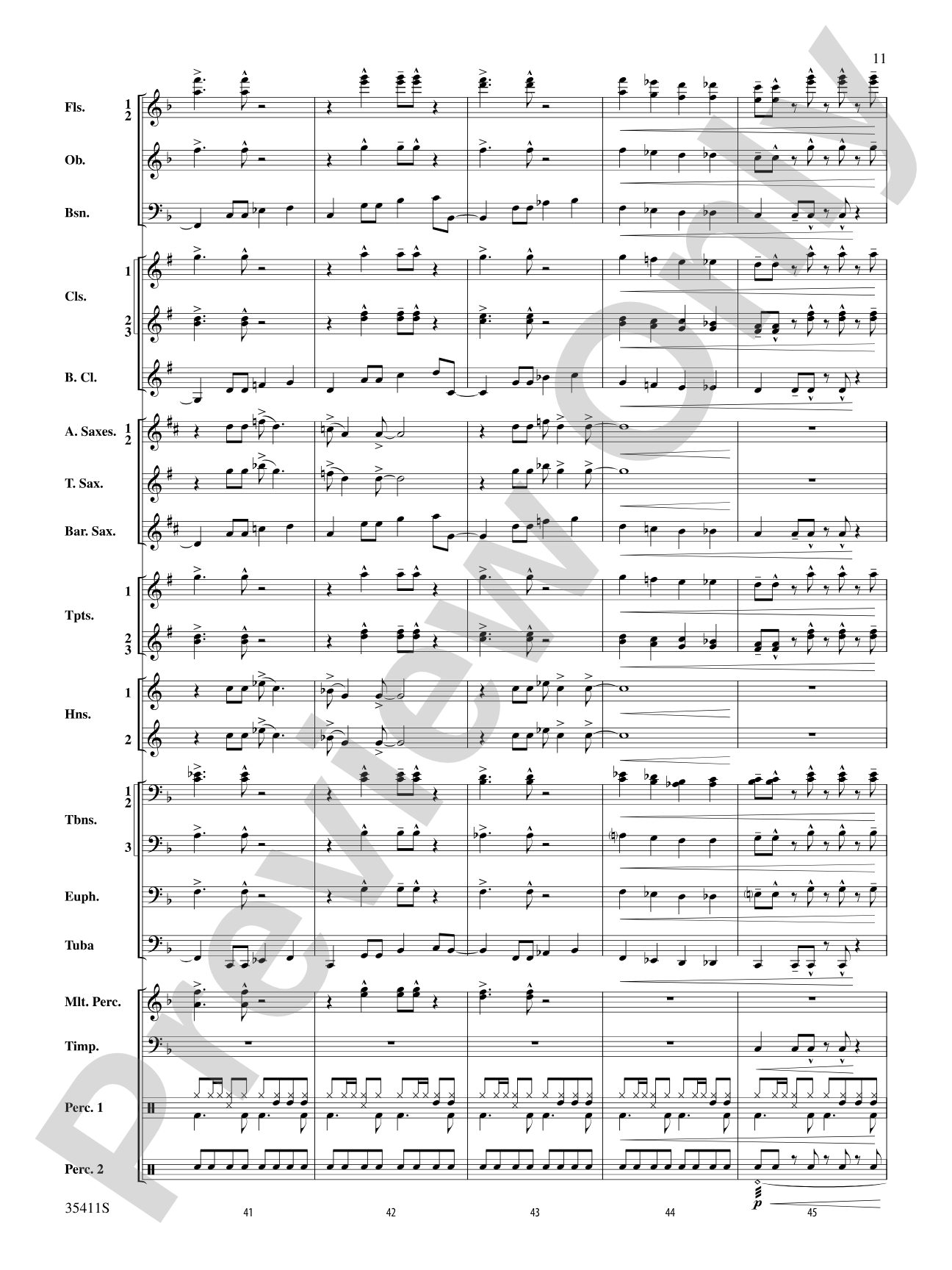 A Man and His Soul: Concert Band Conductor Score & Parts